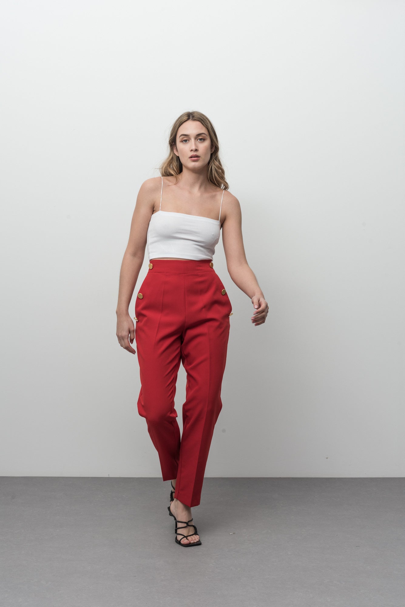 PANTALON BOTONES DORADOS