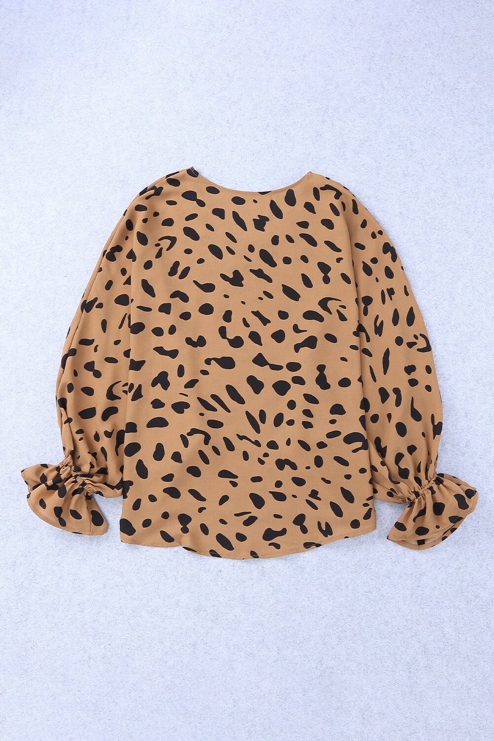 Blusa suelta de leopardo