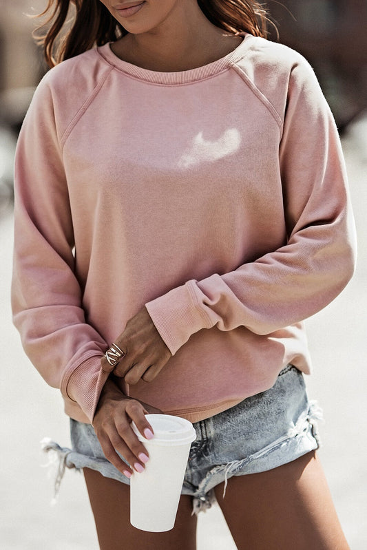 Sudadera rosa