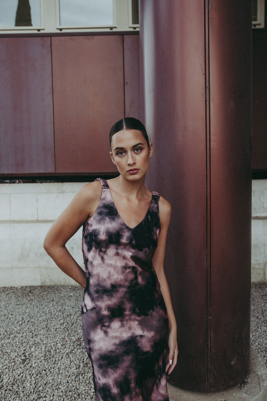 VESTIDO ESTAMPADO TIE DYE